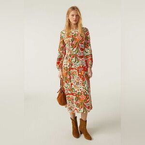 NWT Ba&Sh Monica floral-print Midi Dress